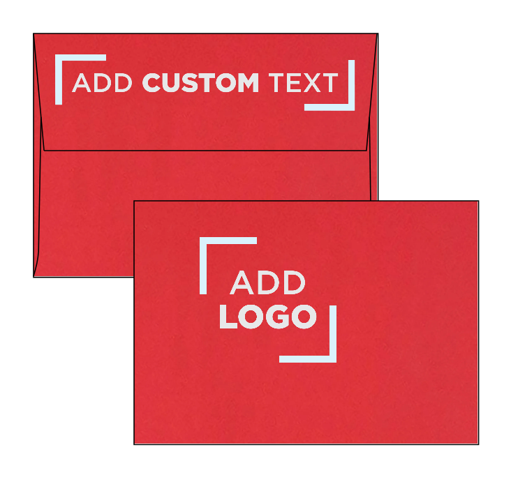 Red 32lb A1 Invitation Envelopes (3 5/8 x 5 1/8) with Peel & Seal