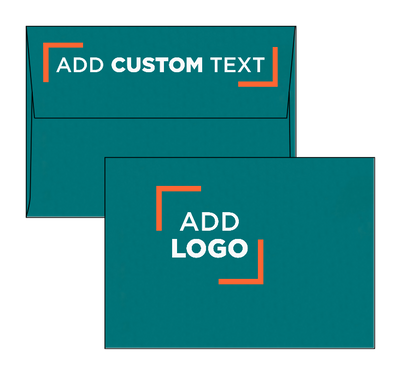 Teal Blue 32lb A1 Invitation Envelopes (3 5/8 x 5 1/8) with Peel & Seal