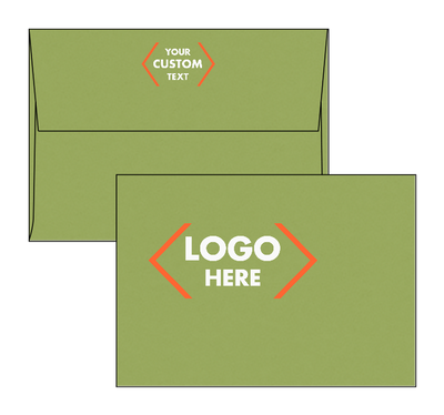 Olive Green 28lb A1 Invitation Envelopes (3 5/8 x 5 1/8) with Peel & Seal