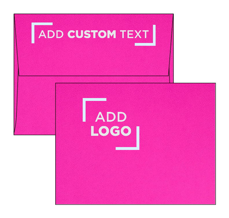 Fuchsia Pink Magenta 32lb A2 Invitation Envelopes (4 3/8 x 5 3/4) with Peel & Seal