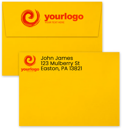 Sunflower Yellow 32lb A7 Invitation Envelopes (5 1/4 x 7 1/4) with Peel & Seal