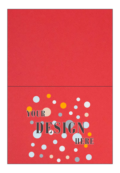 Ruby Red 100lb A7 Foldover Cards (5 1/8 x 7)