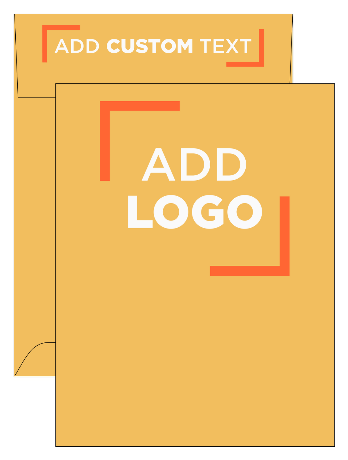 Brown Kraft 40lb 10 x 13 x 2 Open End Envelopes with Peel & Seal
