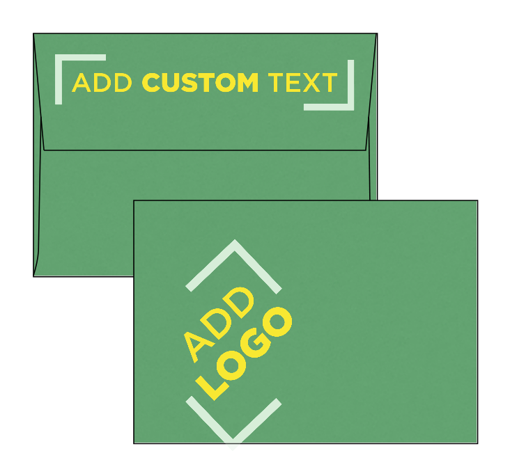 Holiday Green 32lb A1 Invitation Envelopes (3 5/8 x 5 1/8) with Peel & Seal