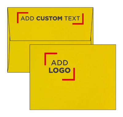 Citrus Yellow 32lb A2 Invitation Envelopes (4 3/8 x 5 3/4) with Peel & Seal
