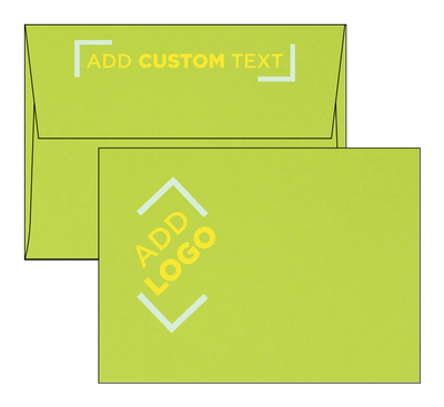 Wasabi Lime Green 32lb A6 Invitation Envelopes (4 3/4 x 6 1/2) with Peel & Seal