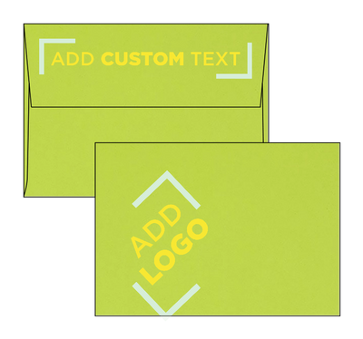 Wasabi Lime Green 32lb A1 Invitation Envelopes (3 5/8 x 5 1/8) with Peel & Seal