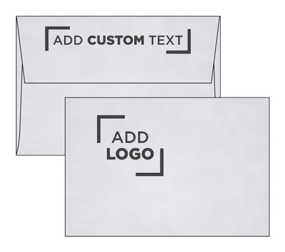 Silver with Black Foil Lining 32lb A4 Invitation Envelopes (4 1/4 x 6 1/4) with Peel & Seal