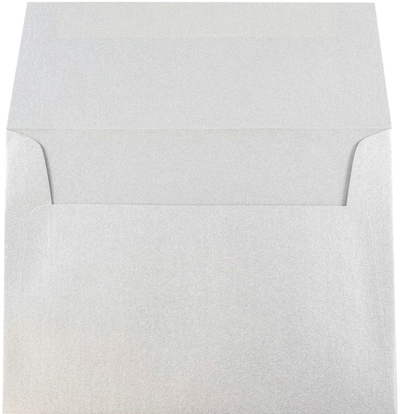Silver Metallic 32lb A6 Invitation Envelopes (4 3/4 x 6 1/2)