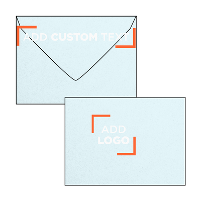 Aquamarine Blue Metallic 32lb #17 Mini Envelopes (2 11/16 x 3 11/16)