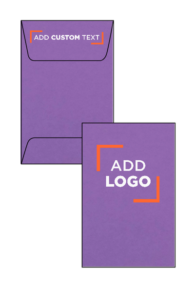 Wisteria Purple 32lb #1 Coin Envelopes (2 1/4 x 3 1/2)