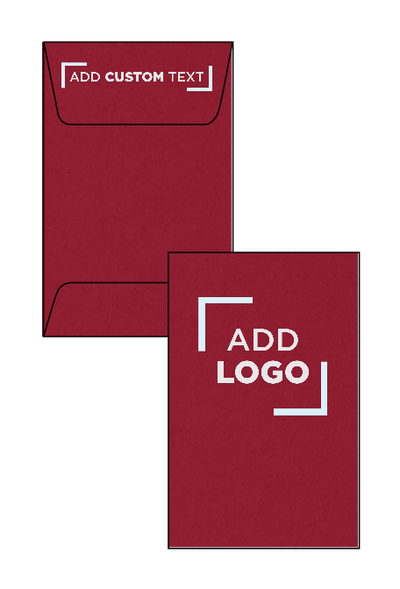 Garnet Dark Red 32lb #1 Coin Envelopes (2 1/4 x 3 1/2)
