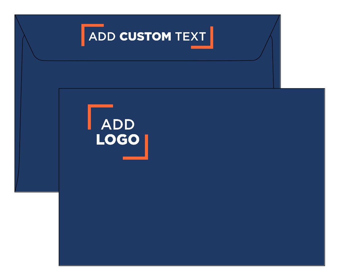 Navy Blue 32lb 6 x 9 Booklet Envelopes