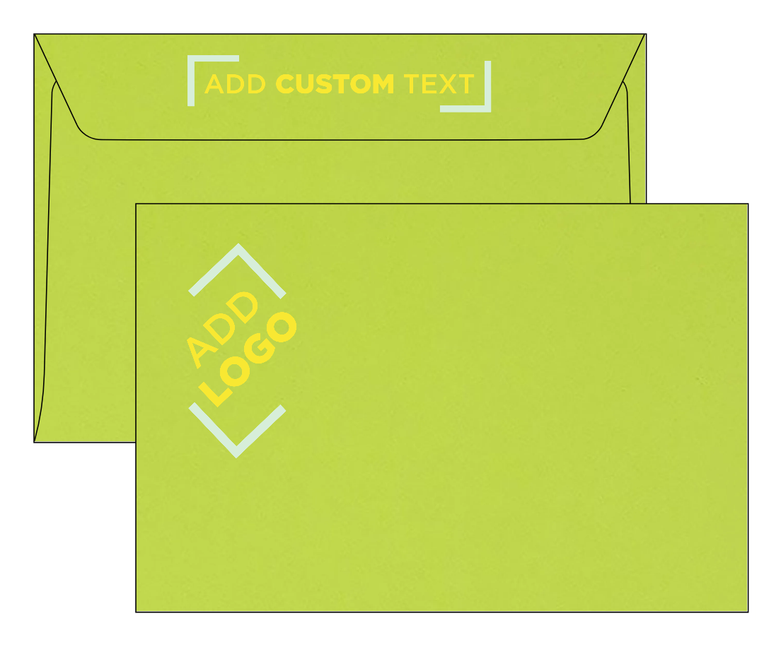 Wasabi Lime Green 32lb 6 x 9 Booklet Envelopes