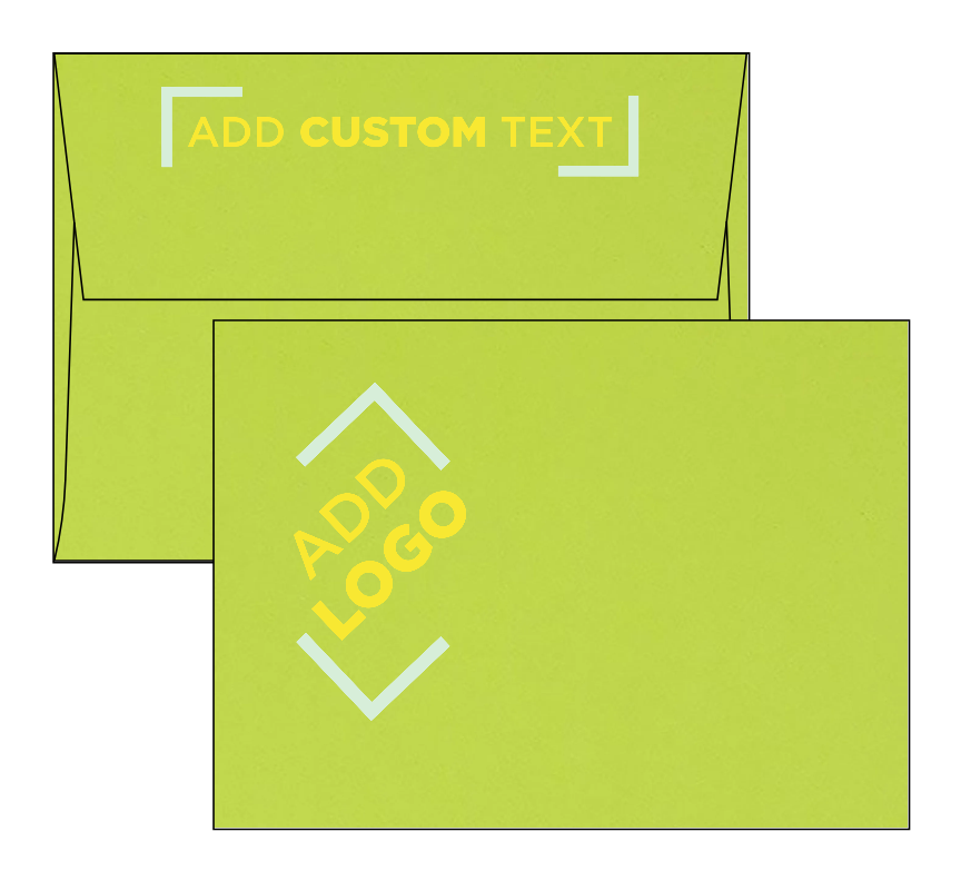 Lime Green 32lb A6 Invitation Envelopes (4 3/4 x 6 1/2) with Peel & Seal