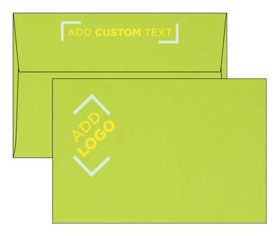 Lime Green 32lb A8 Invitation Envelopes (5 1/2 x 8 1/8) with Peel & Seal