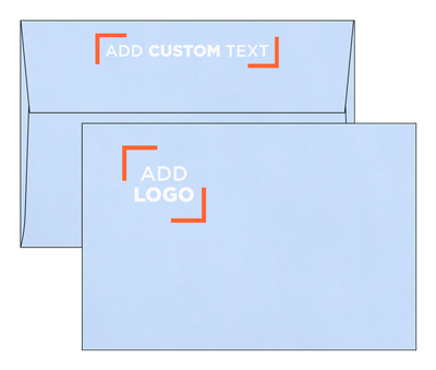 Baby Blue 32lb A8 Invitation Envelopes (5 1/2 x 8 1/8) with Peel & Seal
