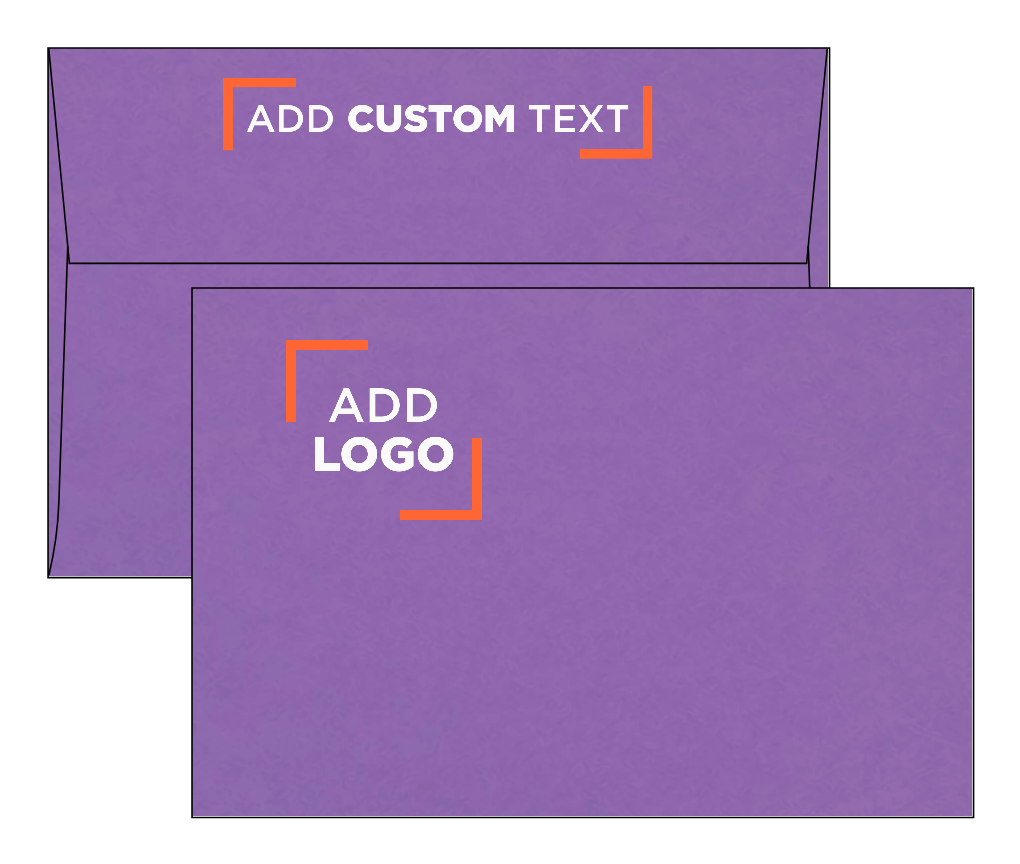 Violet Grape Purple 28lb A8 Invitation Envelopes (5 1/2 x 8 1/8) with Peel & Seal