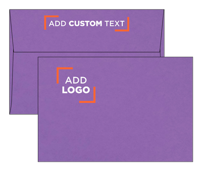 Violet Grape Purple 28lb A8 Invitation Envelopes (5 1/2 x 8 1/8) with Peel & Seal