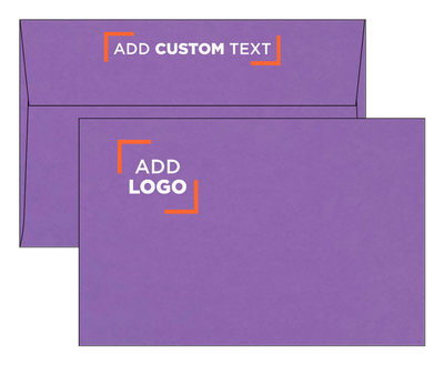 Wisteria Purple 32lb A9 Invitation Envelopes (5 3/4 x 8 3/4) with Peel & Seal