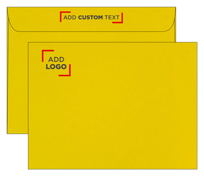 Citrus Yellow 32lb 9 x 12 Booklet Envelopes