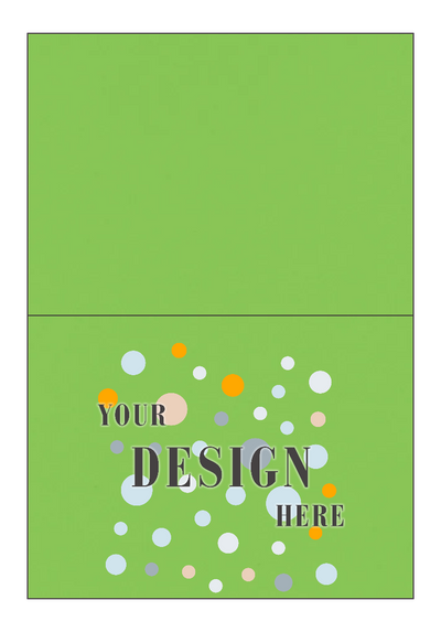 Limelight Green 100lb A7 Foldover Cards (5 1/8 x 7)
