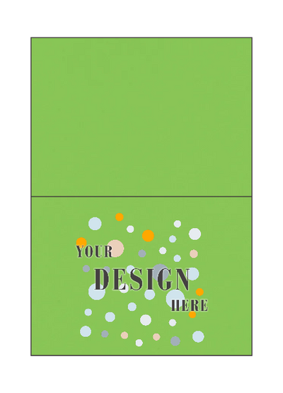 Limelight Green 100lb #17 Mini Foldover Cards (2 9/16 x 3 9/16)