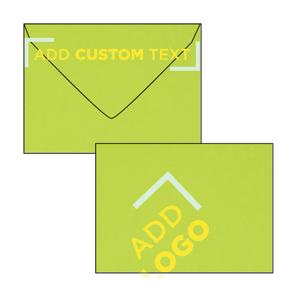 Lime Green 32lb #17 Mini Envelopes (2 11/16 x 3 11/16)