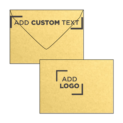 Gold Metallic 32lb #17 Mini Envelopes (2 11/16 x 3 11/16)