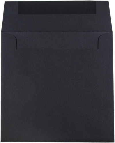 Black Linen 32lb 8 1/2 x 8 1/2 Square Envelopes