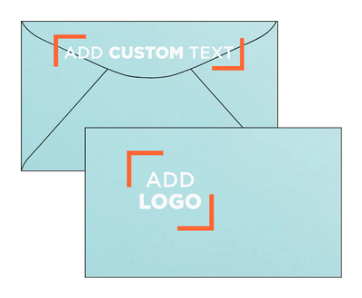 Pastel Blue 24lb #6 1/4 Regular Envelopes (3 1/2 x 6)