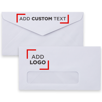 White 24lb #7 1/2 Window Envelopes (3 15/16 x 7 1/2)