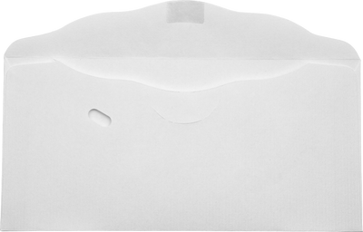 3 1/8 x 6 1/4 Offering Envelopes - White 20lb