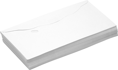 3 1/8 x 6 1/4 Offering Envelopes - White 20lb