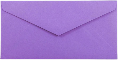 Violet Grape Purple 24lb #7 3/4 Monarch Envelopes (3 7/8 x 7 1/2)