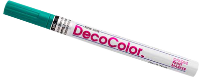 Teal Fine Line Opaque Paint Markers