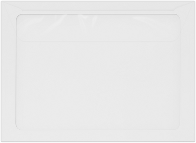 Clear Translucent 30lb A7 Full Face Window Envelopes (5 1/4 x 7 1/4) with Peel & Seal