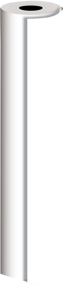 White Matte Wrapping Paper | Clean & Crisp – 416 Sq Ft Roll - Envelopes