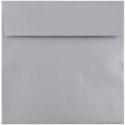 6 1/2 x 6 1/2 Square Envelopes - Silver Metallic 32lb
