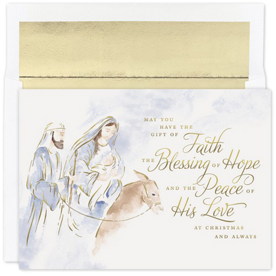 Blessing of Hope Christmas Cards - 16 Pack