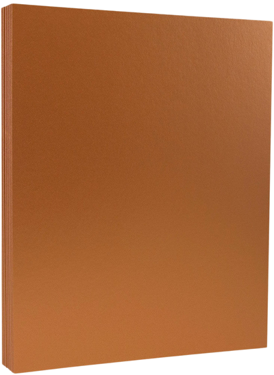 Copper Brown Metallic 32lb 8 1/2 x 11 Paper