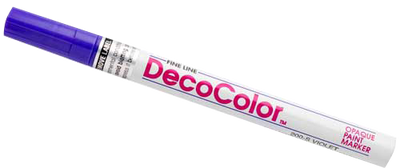 Violet Fine Line Opaque Paint Markers