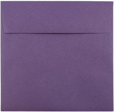Dark Purple 28lb 8 1/2 x 8 1/2 Square Envelopes