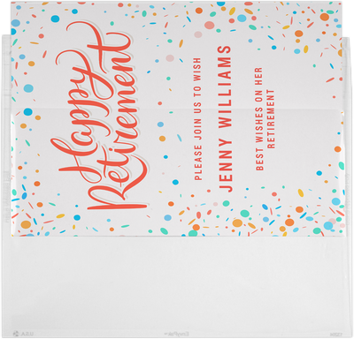 Crystal Clear Translucent 3.5mil A7 Invitation Envelopes (5 1/4 x 7 1/4) with Peel & Seal