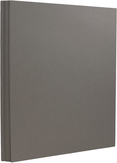 Dark Smoke Gray 130lb 8 1/2 x 11 Cardstock