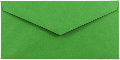 Holiday Green 24lb #7 3/4 Monarch Envelopes (3 7/8 x 7 1/2)