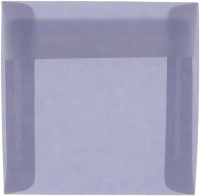 Wisteria Purple Translucent 30lb 5 1/2 x 5 1/2 Square Envelopes