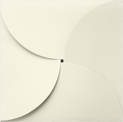 Natural White Cougar Petal Premium Invitations (6 1/4 x 6 1/4)
