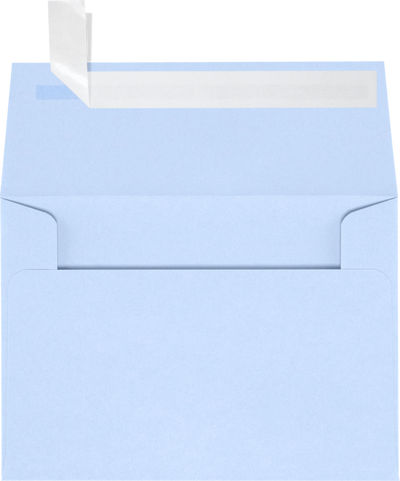 Baby Blue 32lb A1 Invitation Envelopes (3 5/8 x 5 1/8) with Peel & Seal