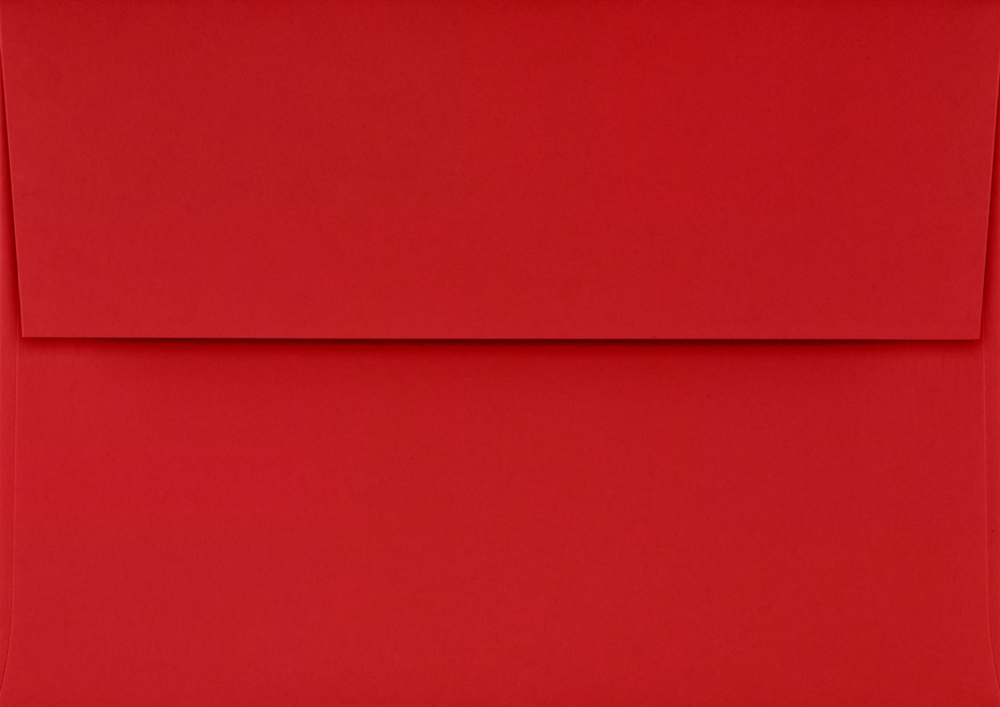 Red 32lb A1 Invitation Envelopes (3 5/8 x 5 1/8) with Peel & Seal